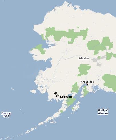 Location The lodge is located on the North Shore of the Nushagak River, 2 miles above Black Point, about 28 miles East of Dillingham, Alaska.