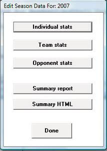 107 Individual stats Individual stats: Press the button to access the Individual Stats Edit screen.