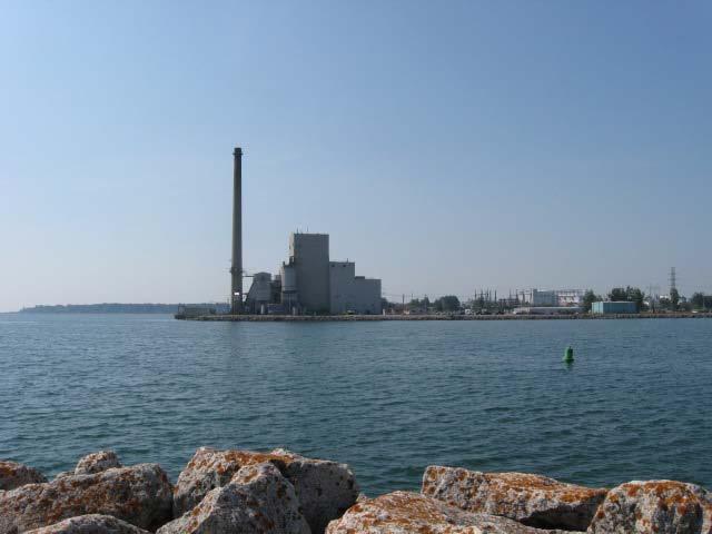 1. DTE Harbor Beach Power Plant: A 103 MW coal fired power plant, which is connected into the East Center grid generates electricity and provides critical voltage stability to