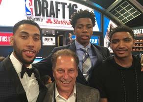 NATION S BEST SEVEN FINAL FOUR APPEARANCES IN 18 YEARS HEAD COACH TOM IZZO COACHING STAFF IZZO S NBA PIPELINE Since Tom Izzo became head coach, 15 of his former Spartans have played in an NBA game.