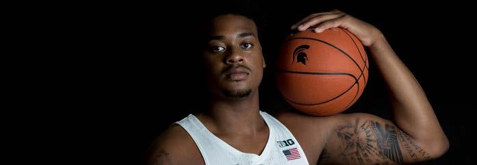 2016-17 MICHIGAN STATE BASKETBALL 44 NICK WARD 6-8 // 250 // GAHANNA, OHIO FRESHMAN // FORWARD THE WORD Powerful, long lefty post who can create space and score with good touch on the interior Very