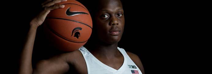 2016-17 MICHIGAN STATE BASKETBALL 5 CASSIUS WINSTON 6-0 // 185 // DETROIT, MICHIGAN FRESHMAN // GUARD THE WORD Talented point guard who can put points on the board in bunches, but is also uniquely
