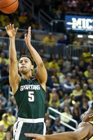 NATION S BEST SEVEN FINAL FOUR APPEARANCES IN 18 YEARS 2015-16 BOX SCORES 2015-16 REVIEW Bryn Forbes showed his 3-point shooting prowess in Ann Arbor, hitting 8-of-10 3-pointers en route to scoring