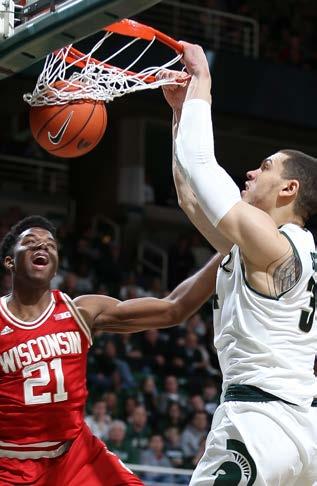 NATION S BEST SEVEN FINAL FOUR APPEARANCES IN 18 YEARS 2015-16 BOX SCORES #T-8/9 Michigan State.............. 69 Wisconsin.................... 57 Feb. 18, 2016 East Lansing, Mich.