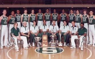 1977-78 BIG TEN CHAMPIONS 25-5 Overall, 15-3 Big Ten The 1977-78 Spartans established new team highs for overall and Big Ten victories.