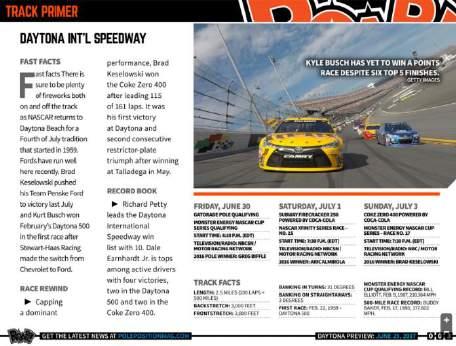 CONTENT A weekly digital race magazine ROAR! features content geared to entertain, educate the NASCAR fan on weekly basis.