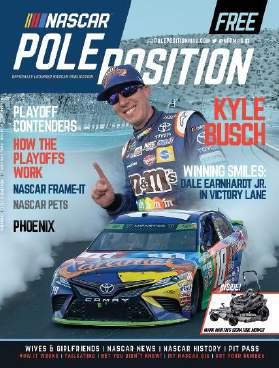 Weekly Race Preview magazines are complimentarily distributed via major retailers and social media partners to millions of NASCAR