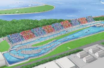 During the Tokyo 2020 Games, a temporary venue will be set up in the park for the beach volleyball events.