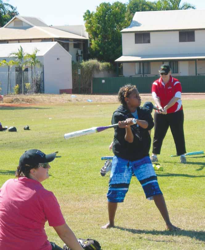 WESTERN AUSTRALIA WA Softball Western Australia, through its successful partnerships with Newcrest Mining, the Western Desert League and the Garnduwa community, delivers Softball programs to a number