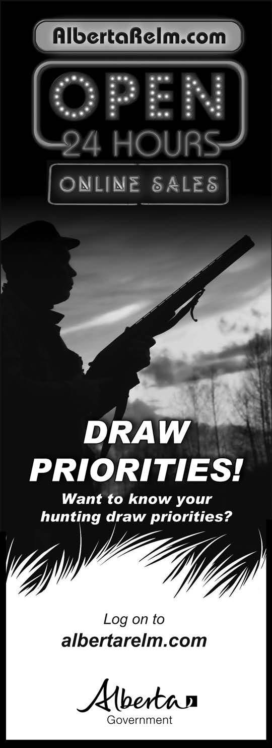 EVERYTHING AT YOUR FINGERTIPS! Prepare for the NEW Hunting Season! 1. Go to albertaregulations.