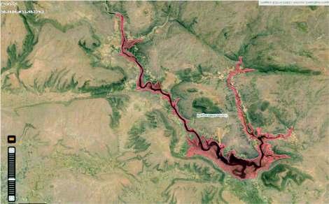 Figure 1 : Satellite View of Pagara Reservoir (Courtesy Google Map) Site 1 Site 2 Figure 2 : Sites for Fish Collection diversity of Northern Madhya Pradesh and recorded 73 species of fishes