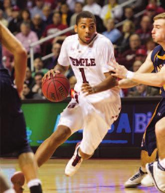 Khalif Wyatt lit up Penn in the next game, scoring 27 points the most by a Temple reserve in over a quarter-century, to lead the Owls to victory.