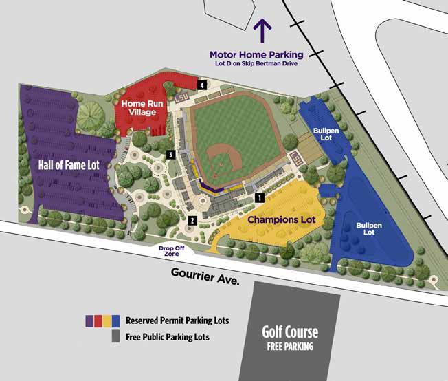 Pregame Traffic Traffic Routes to Alex Box Stadium The following are the best traffic routes for motorists driving to Alex Box Stadium for LSU baseball games.