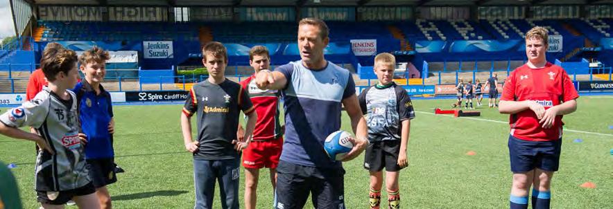 Cardiff Blues Professional coaching experience for rugby 13 FACILITIES SAMPLE ITINERARY: 5 DAYS, 4 NIGHTS 1 prestigious 'latest generation' floodlit rugby pitch 2 full size rugby