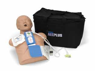 Adult manikin for AED/CPR training Use with AED Plus clinical unit