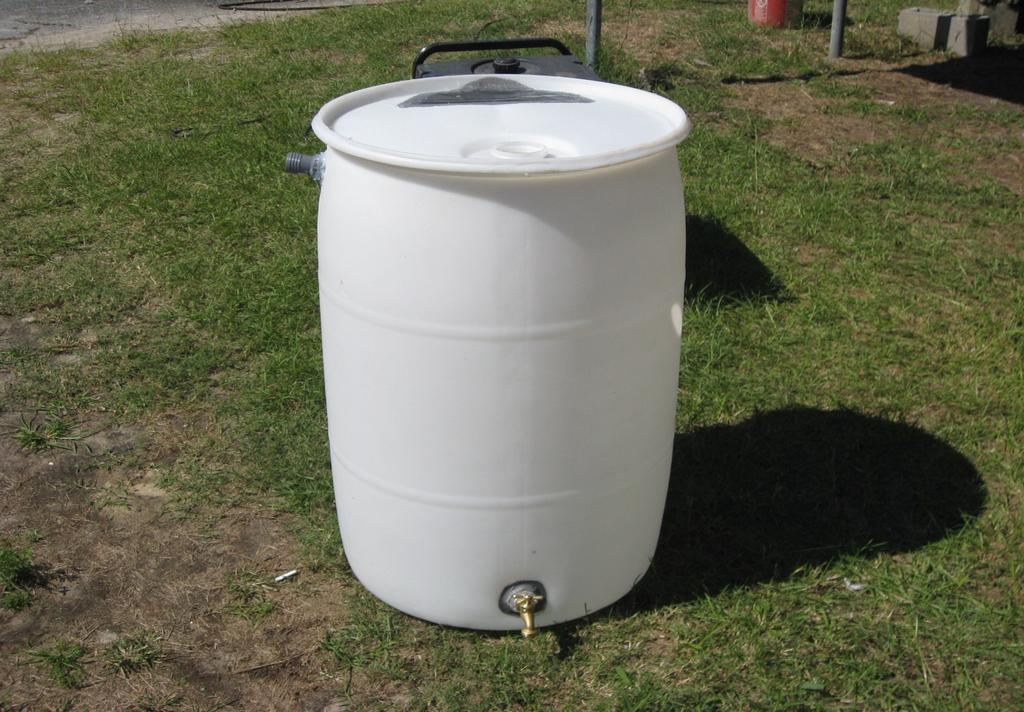 7. ENJOY YOUR RAIN BARREL AND START CONSERVING WATER. 8.
