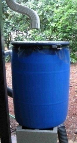 Rain Barrel Considerations Where should the rain barrel located? The rain barrel should be placed directly underneath the gutter downspout.