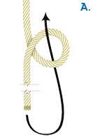 Page 14 Bowline One of the most useful knots aboard a boat, the bowline,