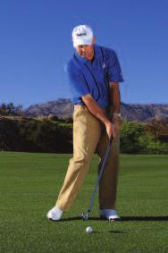 getting your weight off your right side on the downswing.