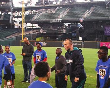 the sixth annual PLAY Campaign event at Safeco Field for kids from