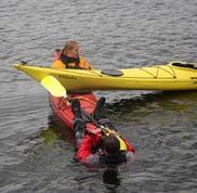 Rescue techniques should be trained in calm conditions with warm water.