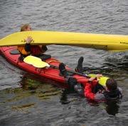 Common to all rescues is that you must always cling on to the canoe (your own or the rescuer's) and your paddle.