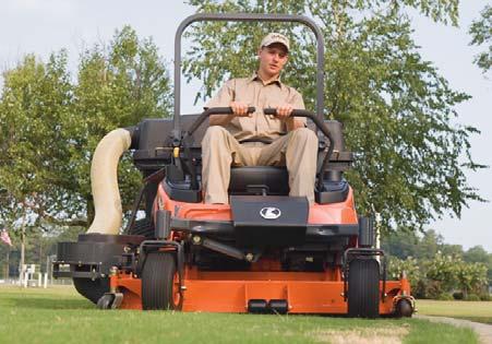 The highly reliable ZD300 diesel-engine mowers deliver the performance you