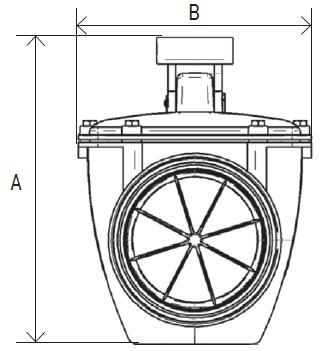 Double flaps non return valves Product code Dimensions [mm] A B C Figure