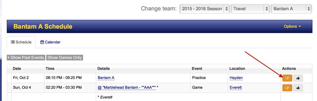 Cancel/Change Team Practices on LBYH.net for Travel & Girls - Practices can be cancelled at the discretion of the coach.