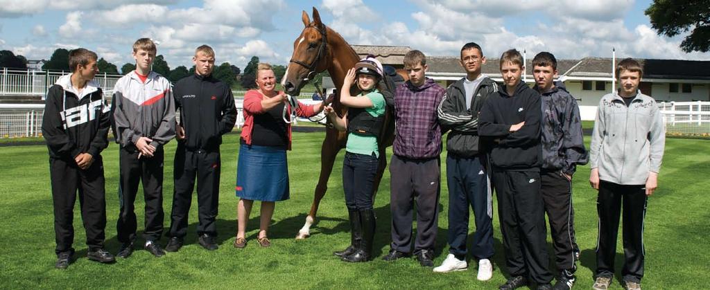 The Prince s Trust Horseracing and the Community In June 2009, Racing hosted its first Prince s Trust Racing Experience Day, when nine students from Buttershaw Business & Enterprise College in