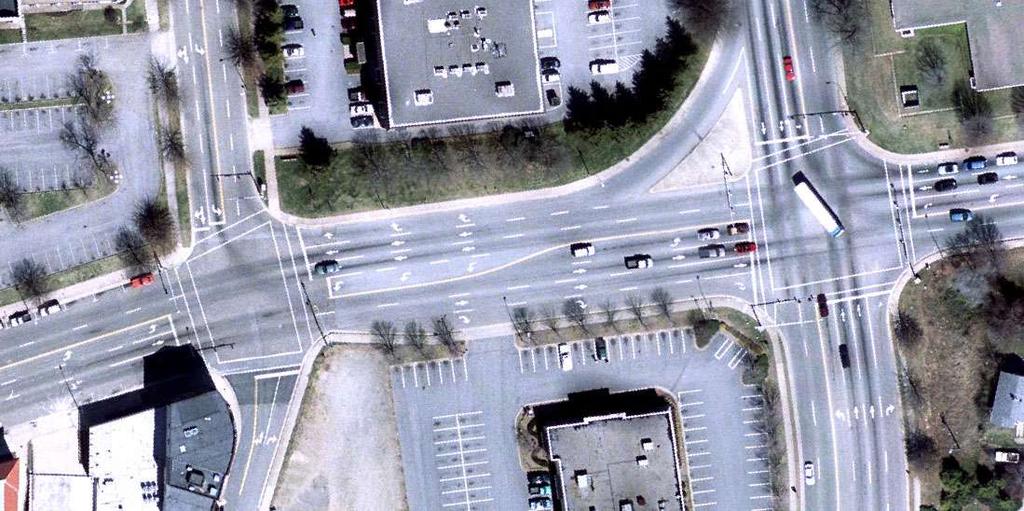 Free Flow Right Turn Lanes Avoid free-flow flow movements Asheville NC they are difficult for pedestrians to cross