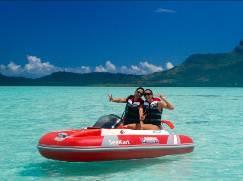 SEA KART This activity offers you the possibility to discover the beauty of the lagoons riding your own SEAKART.