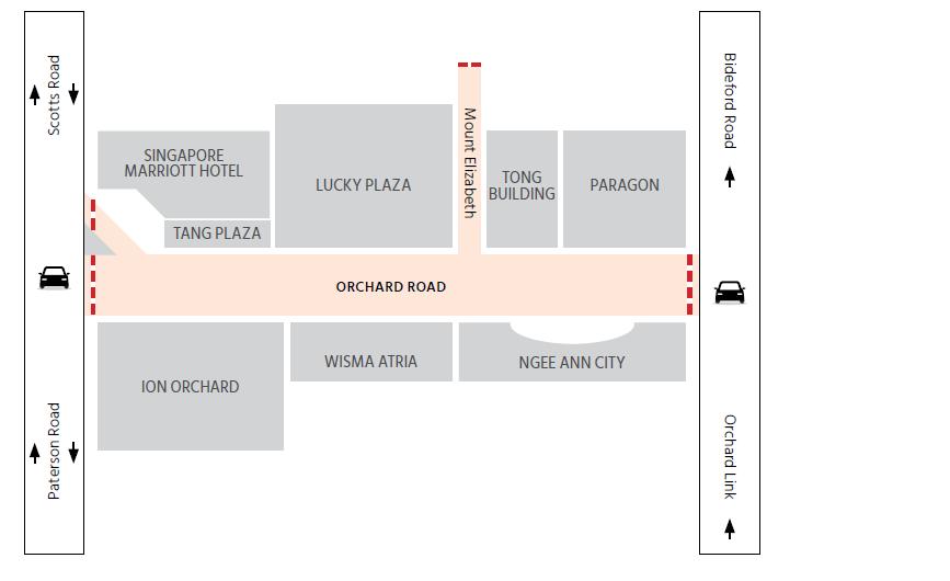 ANNEX I PEDESTRIAN NIGHT CLOSURE MAP Entry and exit to all operating carparks are not affected.