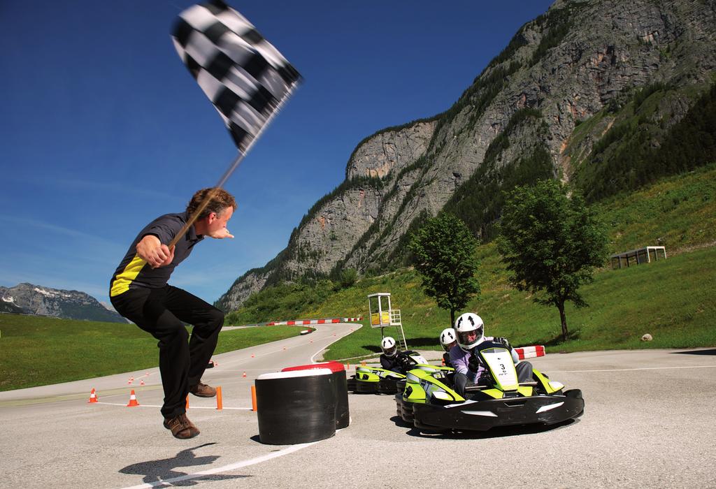 KART EXPERIENCE Summertime means go-kart time at ÖAMTC Driving Skills Centre, Teesdorf` incomparable go-kart track latest go-karts with top engineering & safety equipment certificates awarded to all