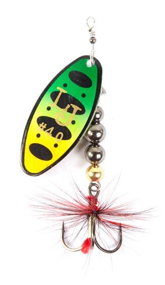All triple hooks feature a bright fly, the main purpose of which is to take away any doubts from