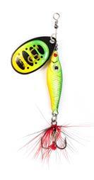 The body of the lures is made of heavy alloy, ensuring additional
