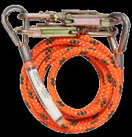 This provides the climber with the safest possible end termination.