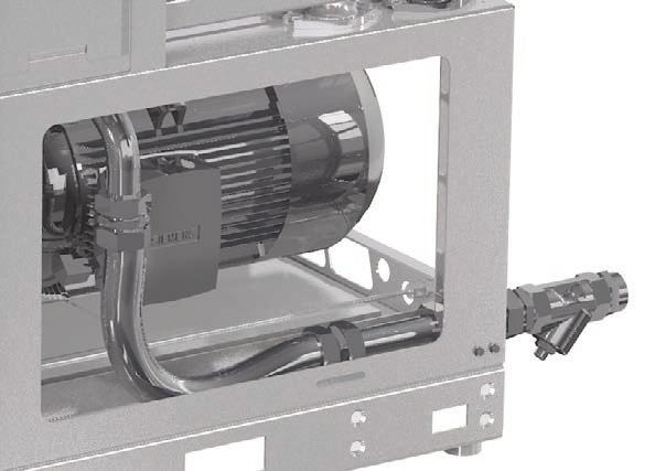 that minimises gas loss. The compressor block is designed specifically for rare gas processing and top efficiency.