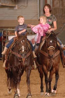get aggressive. He said many women need to work on getting more power behind their rope, as well as really riding their horse. Women have a tendency to be more timid, he said.