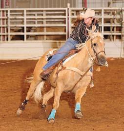 Rogers piloted the 7-year-old mare to reserve championships in NRHA Non- Pro Reining, Amateur Select Reining and Amateur Working Cow at this year s show.