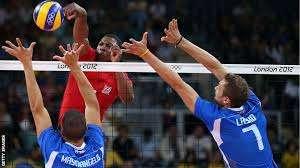TIB This is because in volleyball a player must react quickly