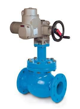 It is very important for all control valves that they have to be designed according the flow quantities and upstream and downstream pressure, not according to the nominal pipe size.