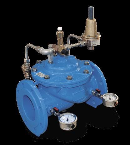 pressure reducing, pressure retention and floating valves Valves controlled by
