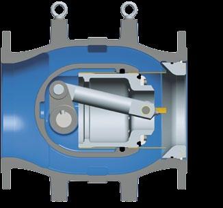 The principle of the needle valve The cross-section in the valve is reduced to control pressure ratings and flow rates. But while asymmetrical cross-sections result in ga