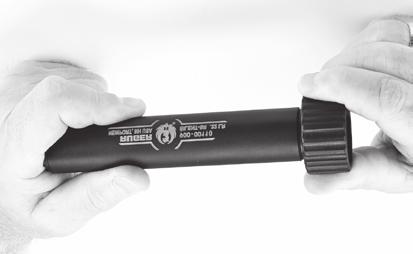 CLEANING THE SILENT-SR DO NOT DISASSEMBLE A DIRTY SUPPRESSOR UNLESS YOU PLAN ON CLEANING IT.