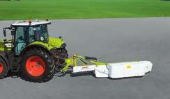 There are three ways you can transport your mower on the road: With the sides folded upwards, for
