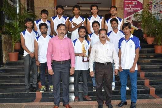 Achievement BVDU intercollegiate Basketball tournament was organized by BVDV Homoeopathic Medical College on 25 th of September 2013 at Bharati Vidyapeeth Sports complex Dhankawadi.