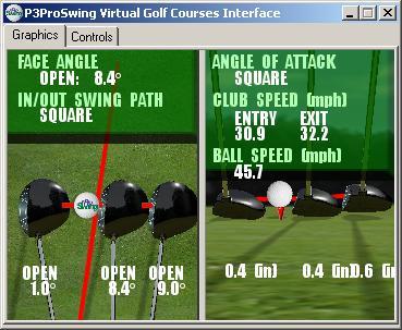 Page 94 of 94 The image below shows what the Virtual Golf Courses Interface controls looks like. Messages will be displayed if there is no valid dongle.