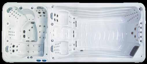 Duo Series $5,760 EXTRAS FREE 5.5 Series Extra Depth $3,490 EXTRAS FREE WITH NEW AQUA LIFT SWIM SYSTEM The Duo Series Swim Spa is the ultimate entertainment, relaxation and exercise centre.