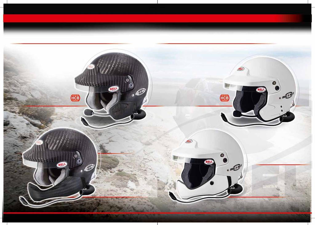 RALLY SERIES MAG-9 RALLY CARBON Open face helmet featuring ultra-lightweight carbon shell Adjustable sun visor peak with anti-dazzle strip High quality intercom system and built-in noise reducer ear